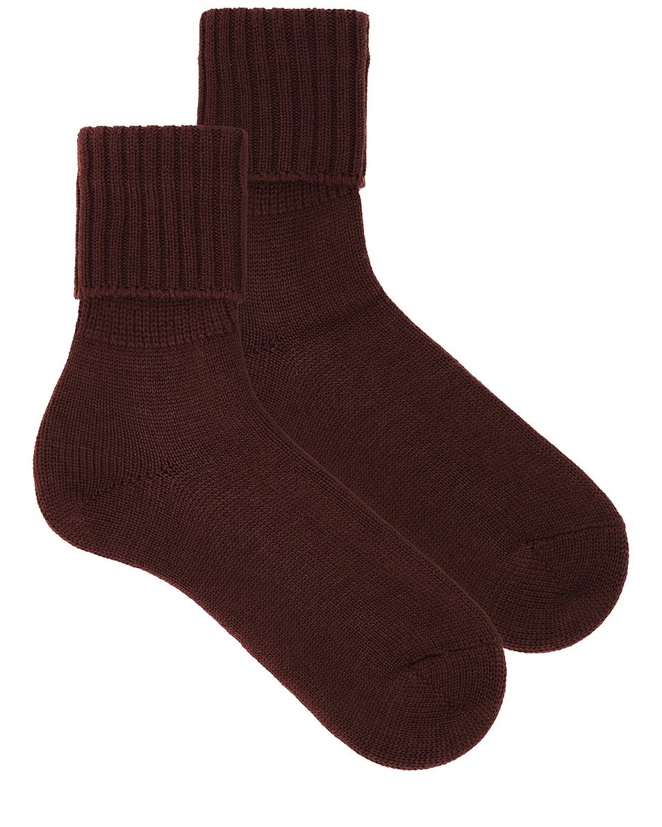 Image 1 of FALKE Striggings Rib Sock in Cinnamon