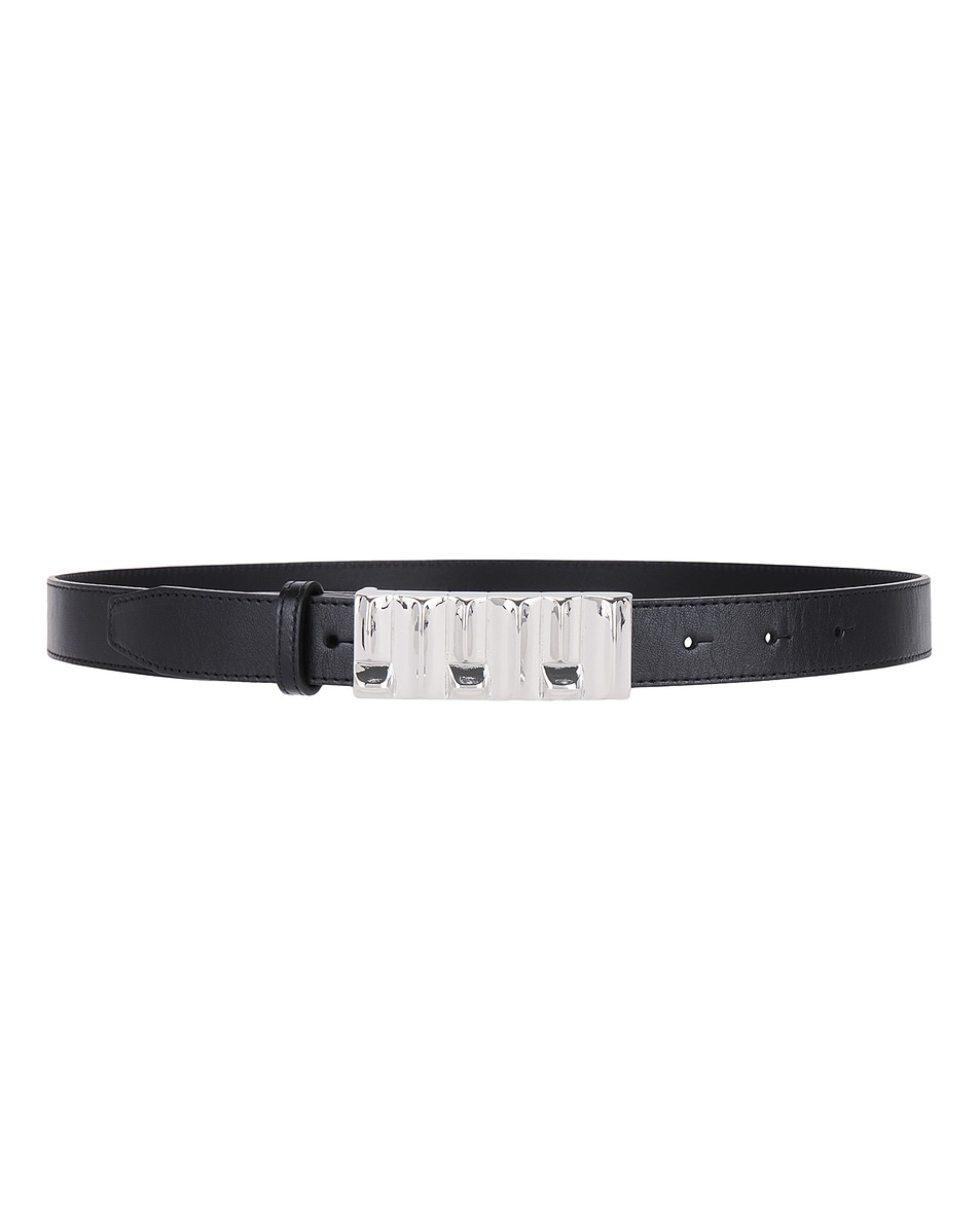 Image 1 of FRAME Sculptural Belt in Black