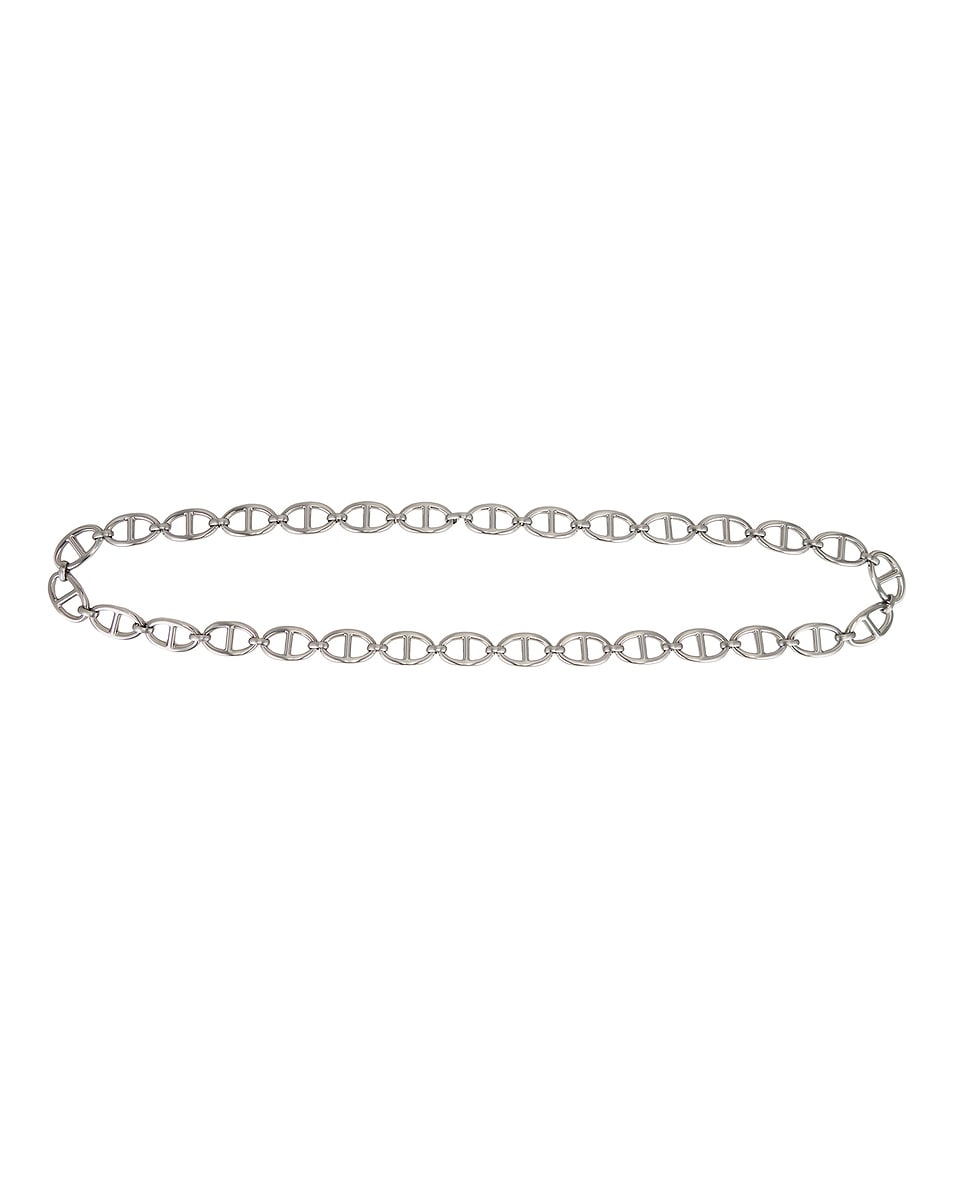 Image 1 of FRAME The Open Link Chain Belt in Silver