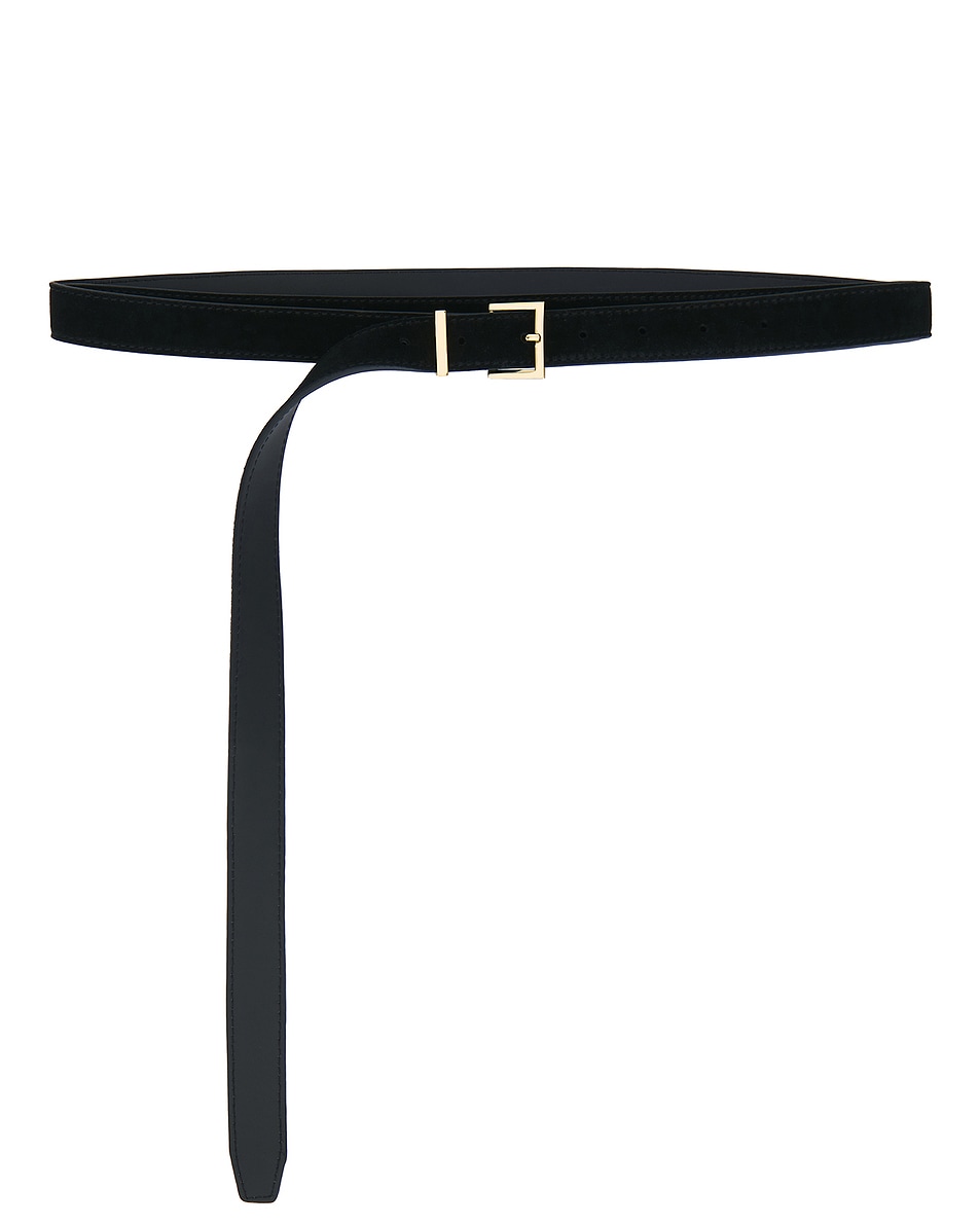 Image 1 of FRAME The Double Wrap Belt in Black