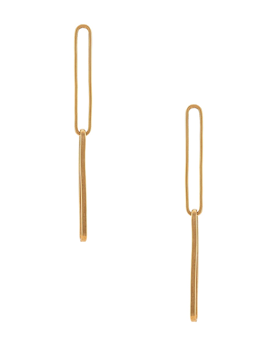 Image 1 of Fay Andrada Jono Double Earrings in Brass