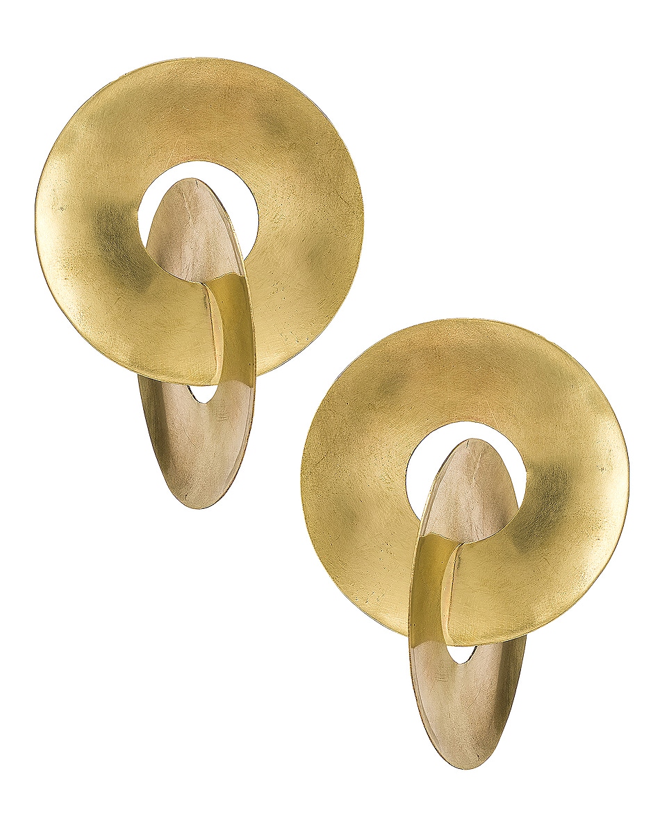 Image 1 of Fay Andrada Pari Earrings in Brass
