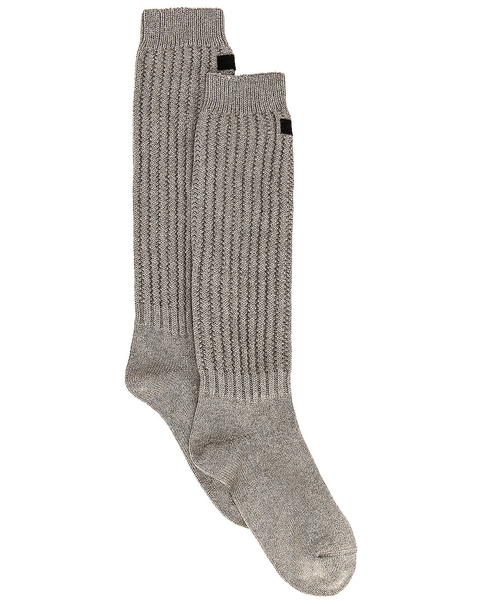 Image 1 of Fear of God 7th Collection Socks in Light Grey