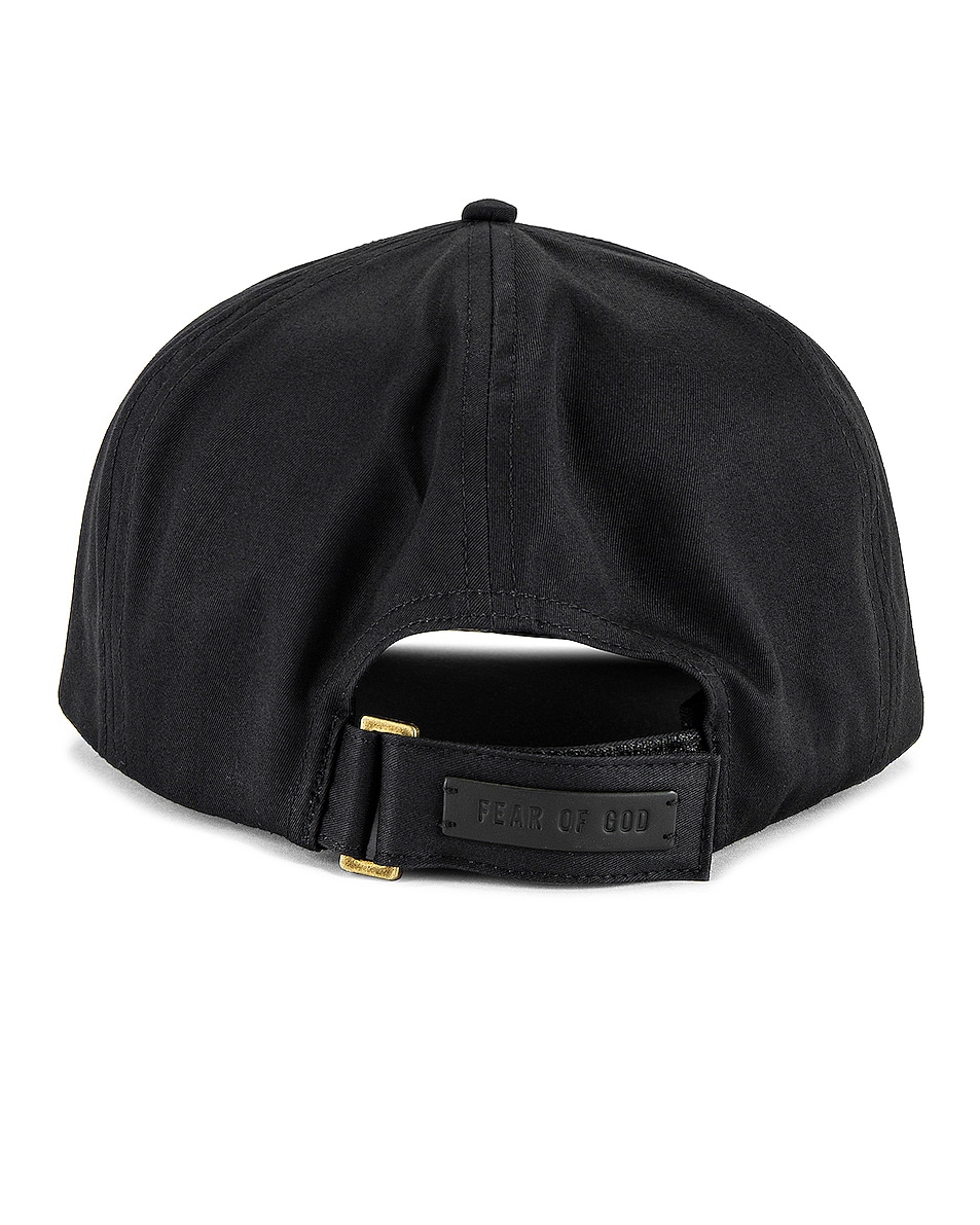 Fear of God 5 Panel Hat in Black FWRD