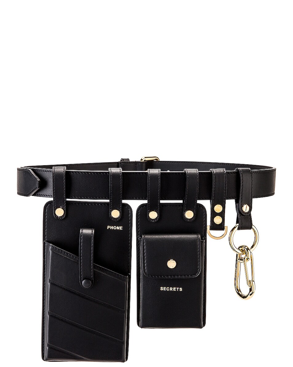 Image 1 of Fendi Harness Belt in Black