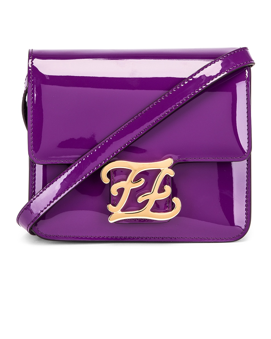 Image 1 of Fendi Karligraphy Mini Bag in Purple