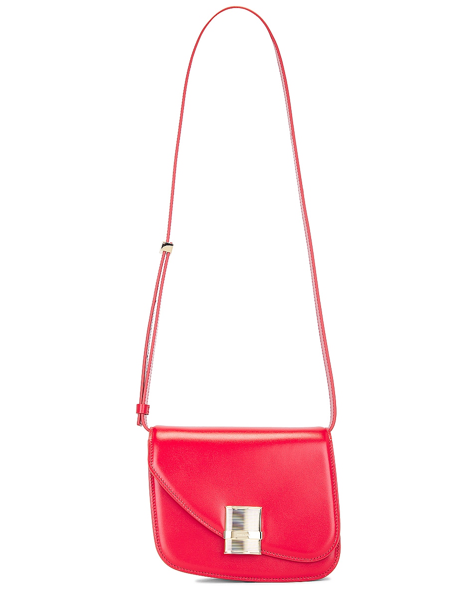 Image 1 of Ferragamo Fiamma Bag in Flame Red