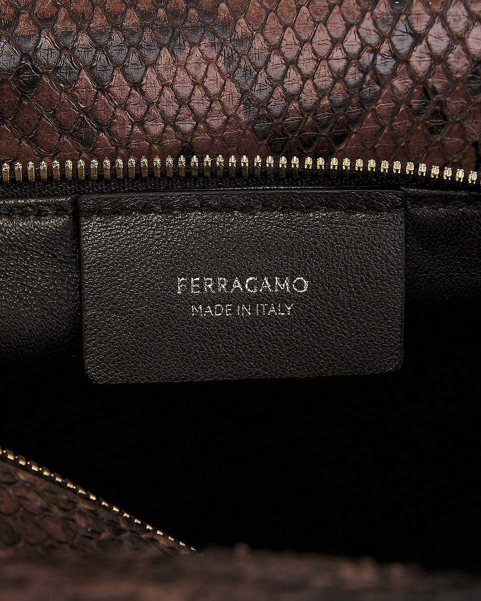 Image 6 of Ferragamo Pouch in Testa Di Moro