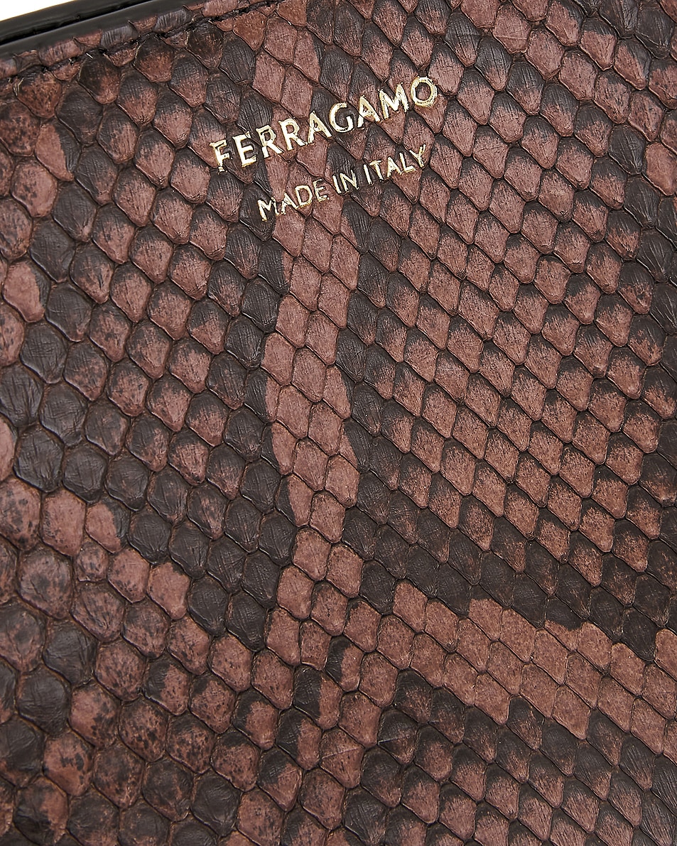 Image 7 of Ferragamo Pouch in Testa Di Moro