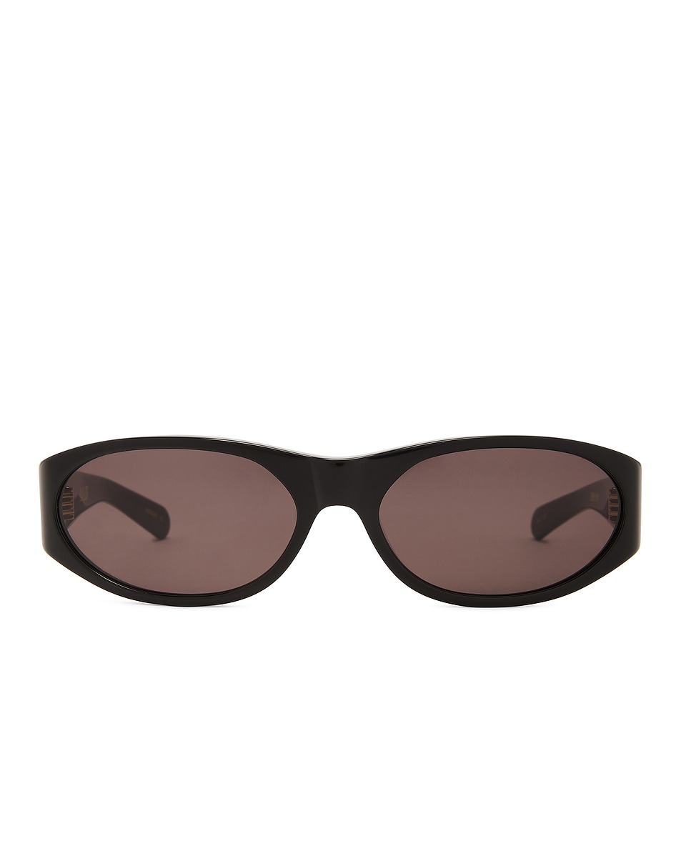 Image 1 of Flatlist Eddie Kyu Sunglasses in Black & Black