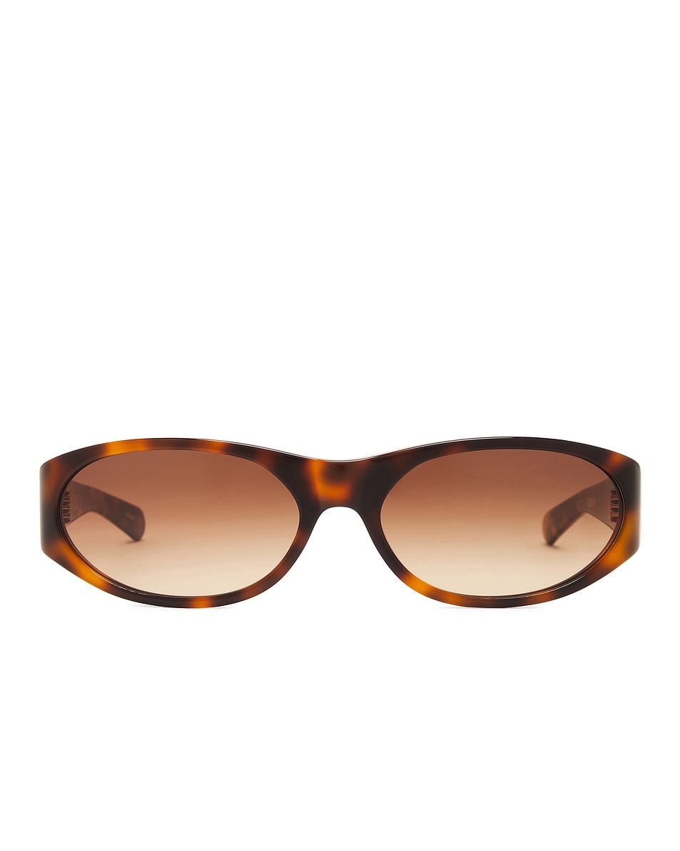 Image 1 of Flatlist Eddie Kyu Sunglasses in Tortoise & Brown Gradient