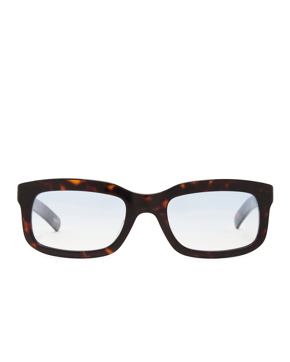 Image 1 of Flatlist Palmer Sunglasses in Dark Tortoise & Blue Gradient