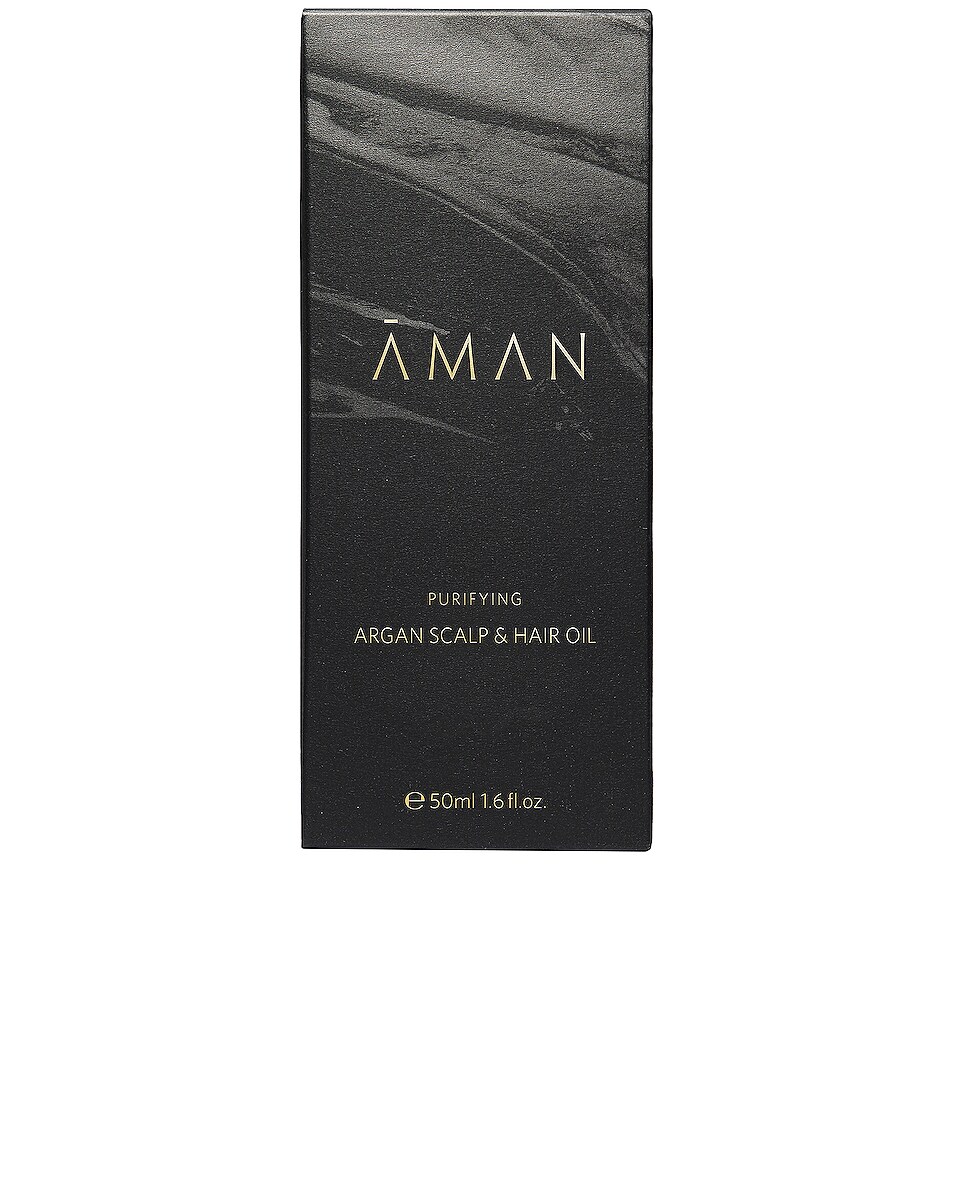 Image 1 of AMAN Purifying Argan Scalp & Hair Oil in 