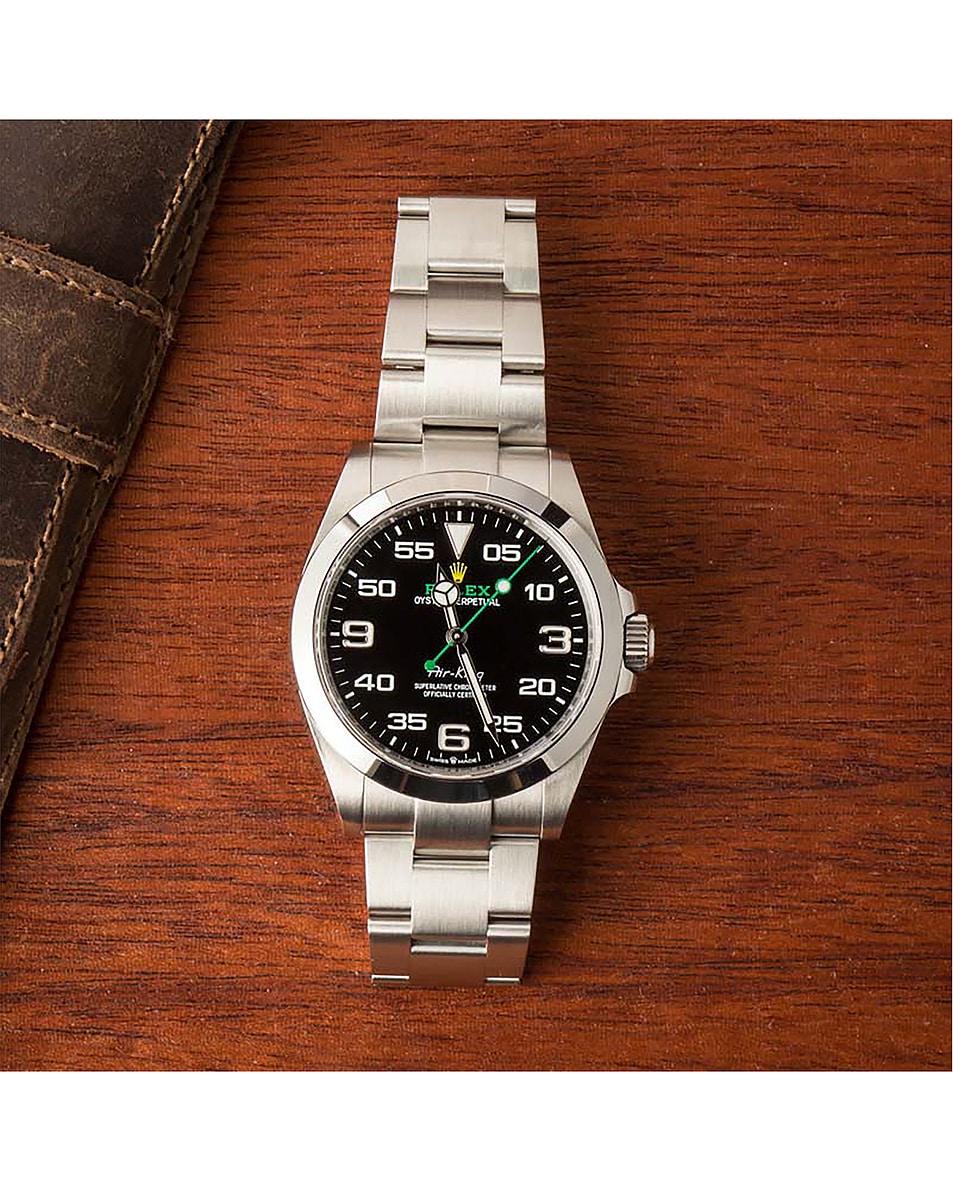 Image 1 of FWRD Renew Bob's Watches Rolex 40Mm Air-King 126900 in Black Dial Smooth Bezel