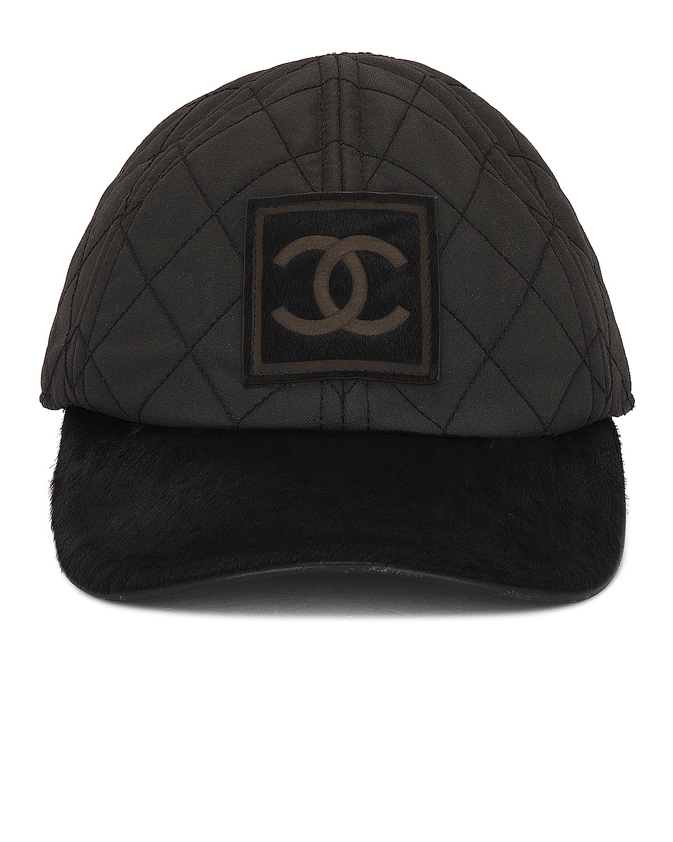 Image 1 of FWRD Renew Chanel Sport Cap in Black