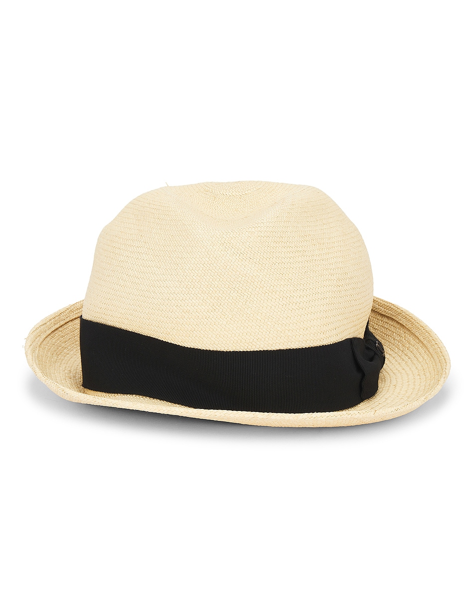 Image 1 of FWRD Renew Chanel Straw Hat in Neutral