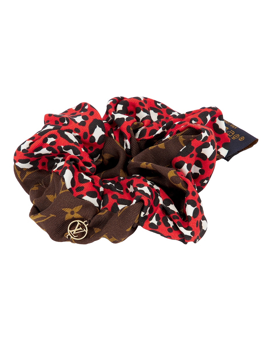 Image 1 of FWRD Renew Louis Vuitton Monogram Scrunchie in Multi