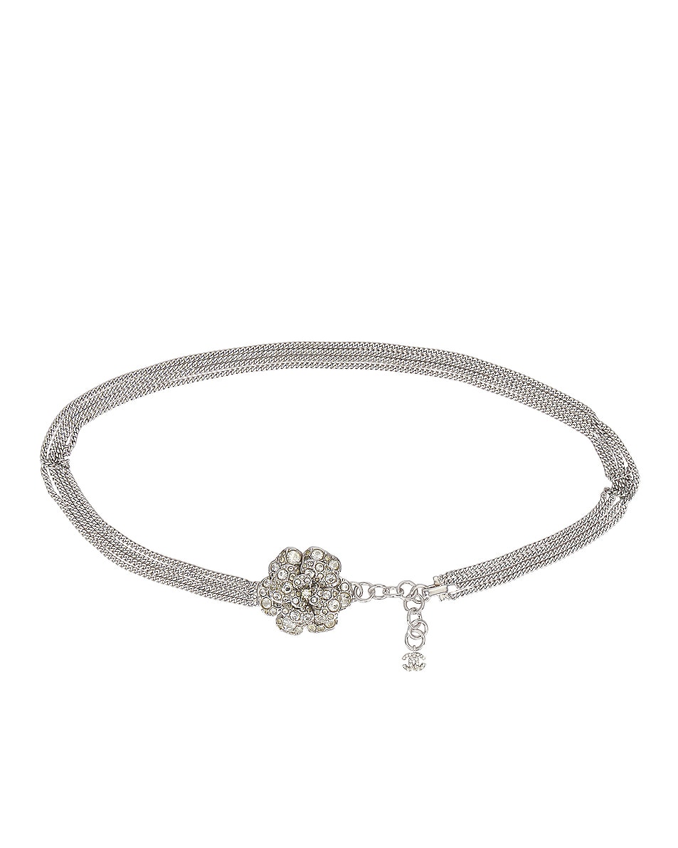 Image 1 of FWRD Renew Chanel Chain Belt in Silver