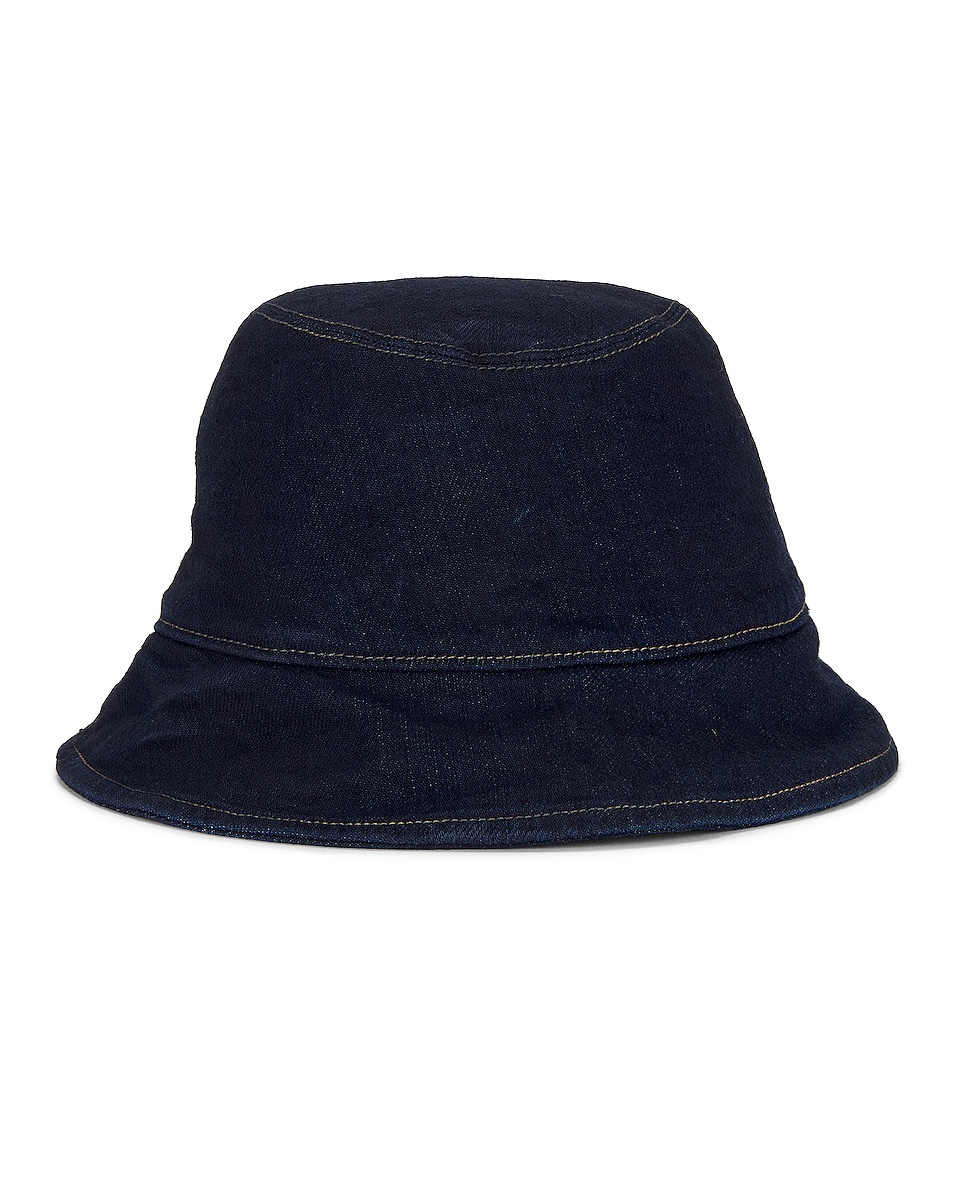 Image 1 of FWRD Renew Celine Denim Bucket Hat in Dark Blue