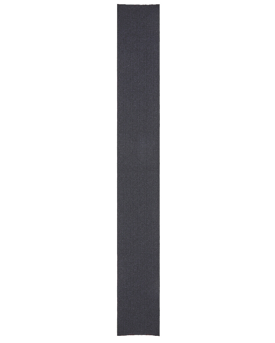 Image 1 of FWRD Renew Fendi Knit Scarf in Dark Grey