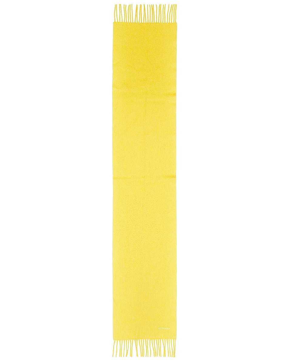 Image 1 of FWRD Renew Hermes Logo Scarf in Yellow