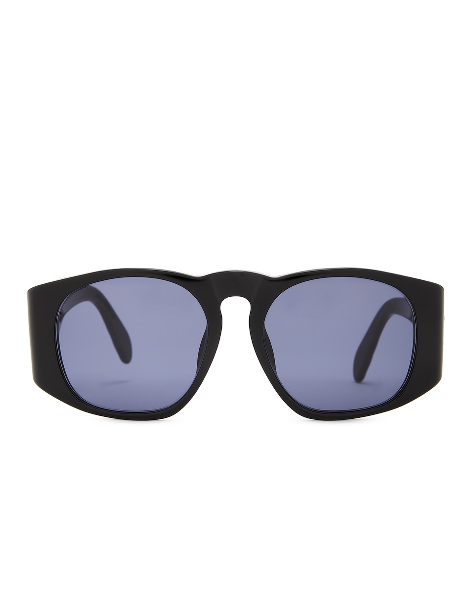 Image 1 of FWRD Renew Chanel Tinted Oversized Sunglasses in Black