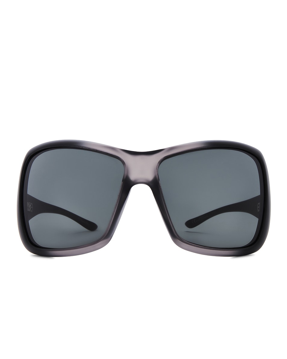 Image 1 of FWRD Renew Dior Oversized Sunglasses in Black