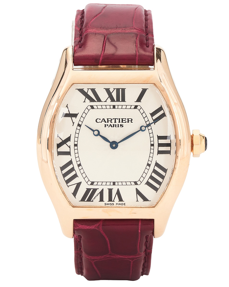 Image 1 of FWRD Renew Cartier Tortue XL Dial Watch in Gold