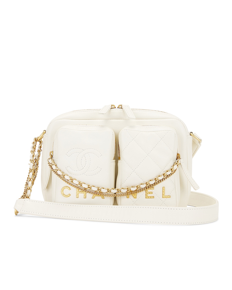 Image 1 of FWRD Renew Chanel Camera Bag in White