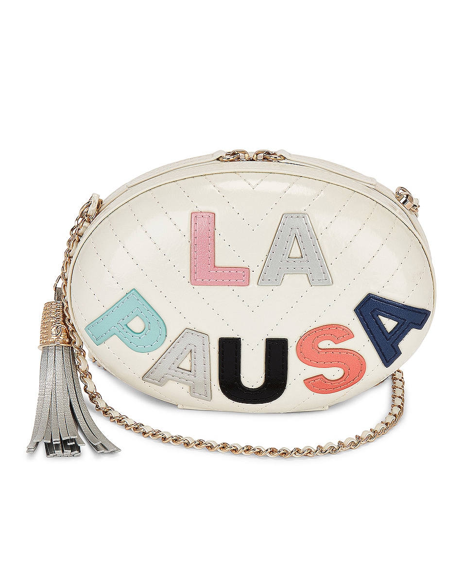 Image 1 of FWRD Renew Chanel 2019 La Pausa Tassel Shoulder Bag in Multi