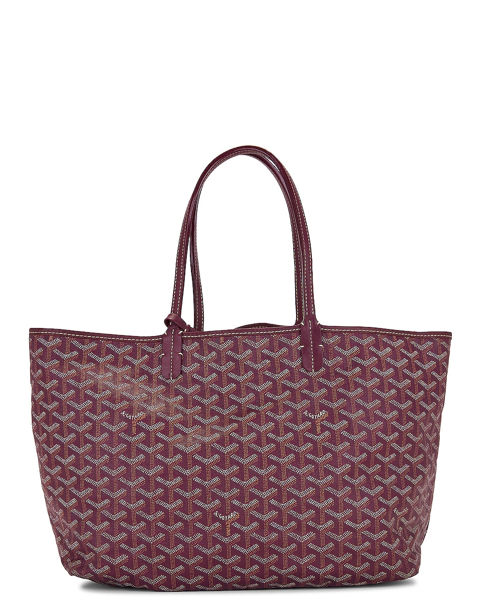 Image 1 of FWRD Renew Goyard Saint Louis PM Tote Bag in Burgundy