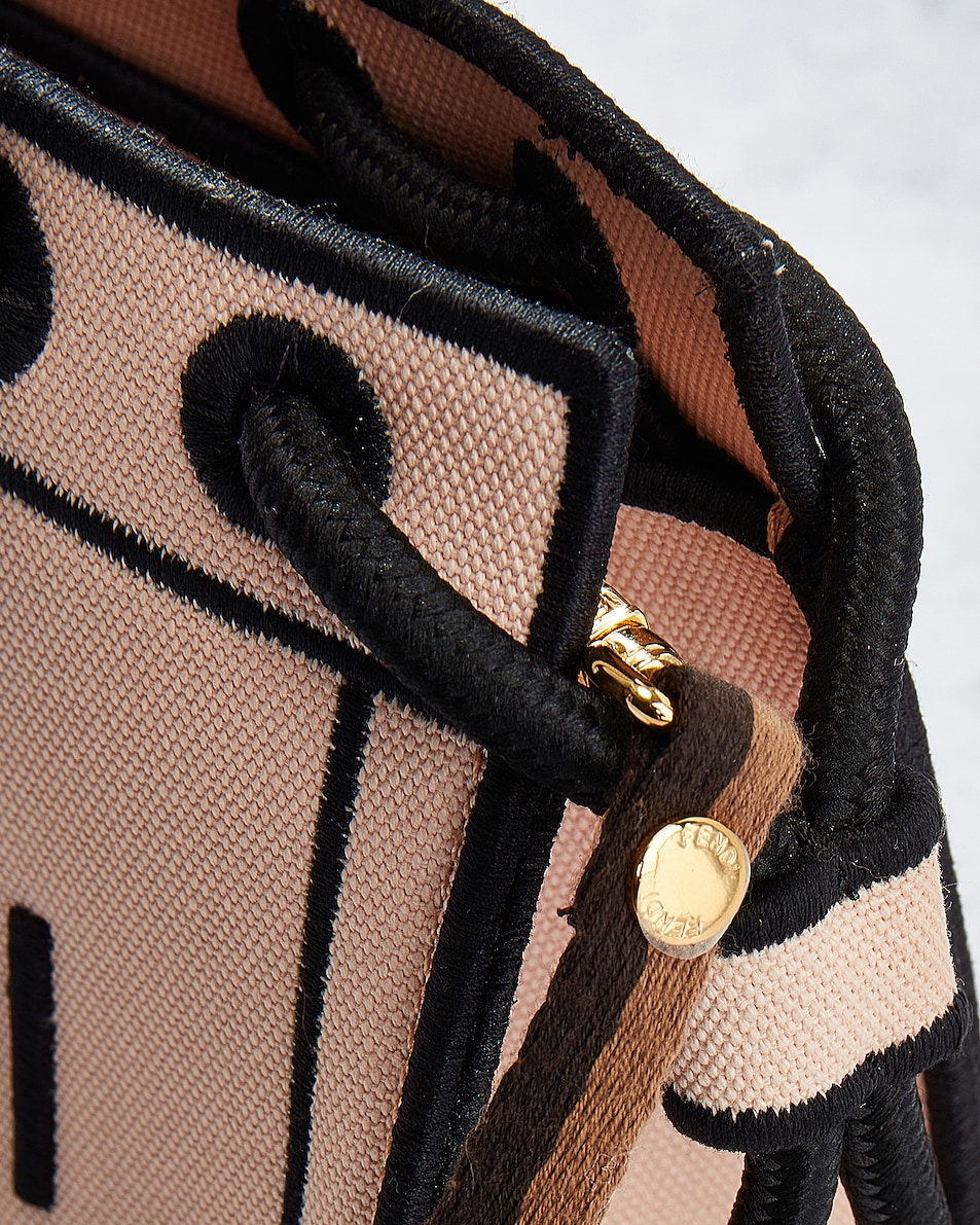 Image 6 of FWRD Renew Fendi Mini Roma Shopping Tote Bag in Multi