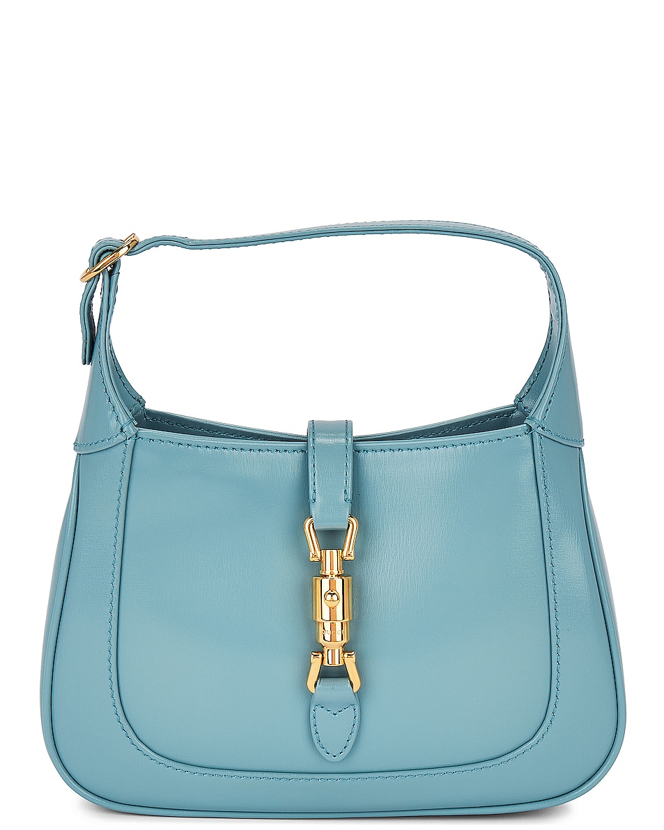 Image 1 of FWRD Renew Gucci Jackie Shoulder Bag in Blue