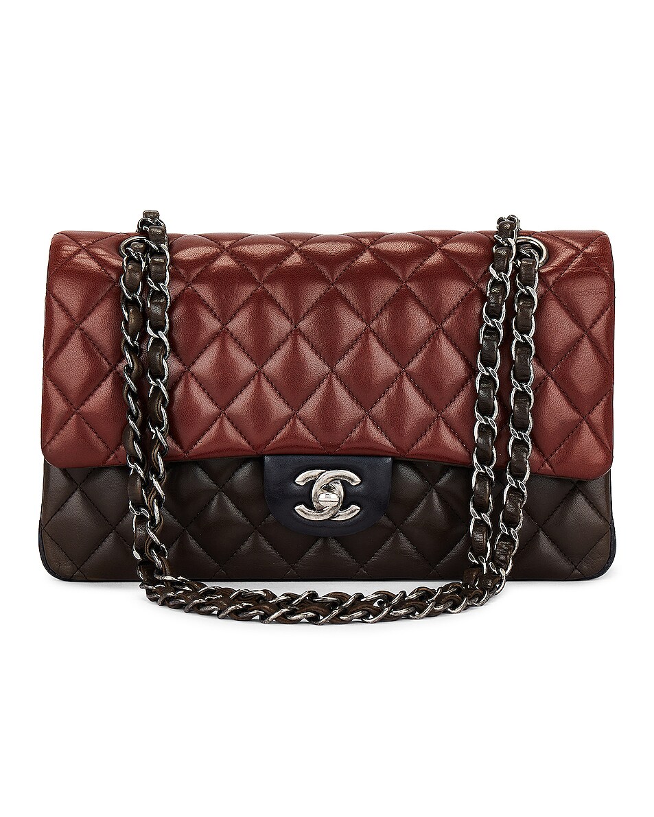 Image 1 of FWRD Renew Chanel Matelasse Chain Shoulder Bag in Burgundy