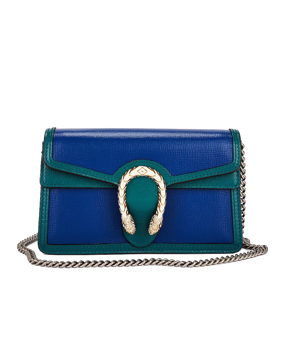 Fwrd Renew Gucci Dionysus Crossbody Bag In Blue Fwrd 9795