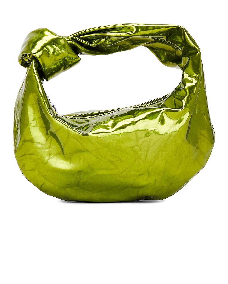 Image 1 of FWRD Renew Bottega Veneta Mini Jodie Bag in Chlorophyll & Silver