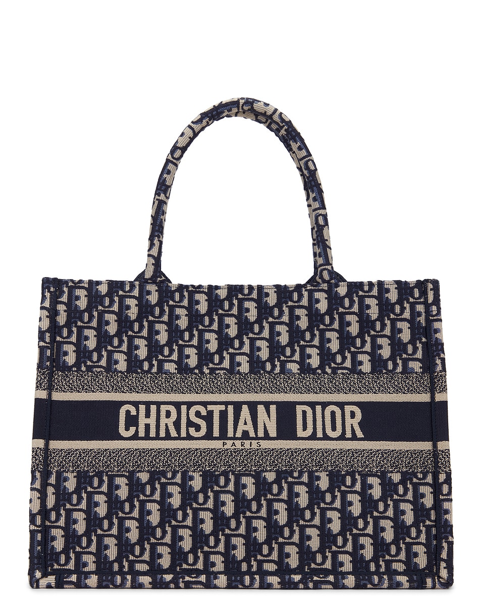 Image 1 of FWRD Renew Dior Book Tote Bag in Black