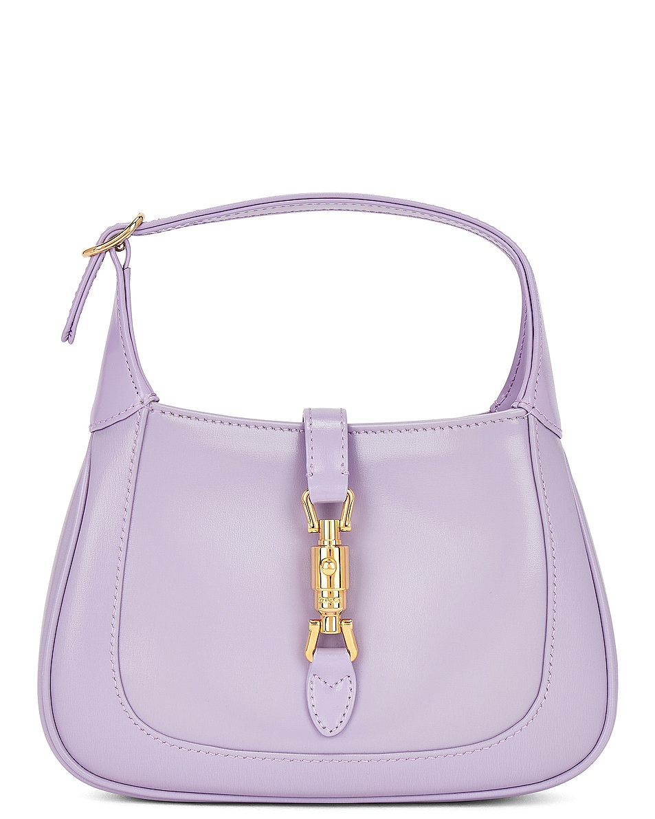 Image 1 of FWRD Renew Gucci Jackie 1961 Shoulder Bag in Purple