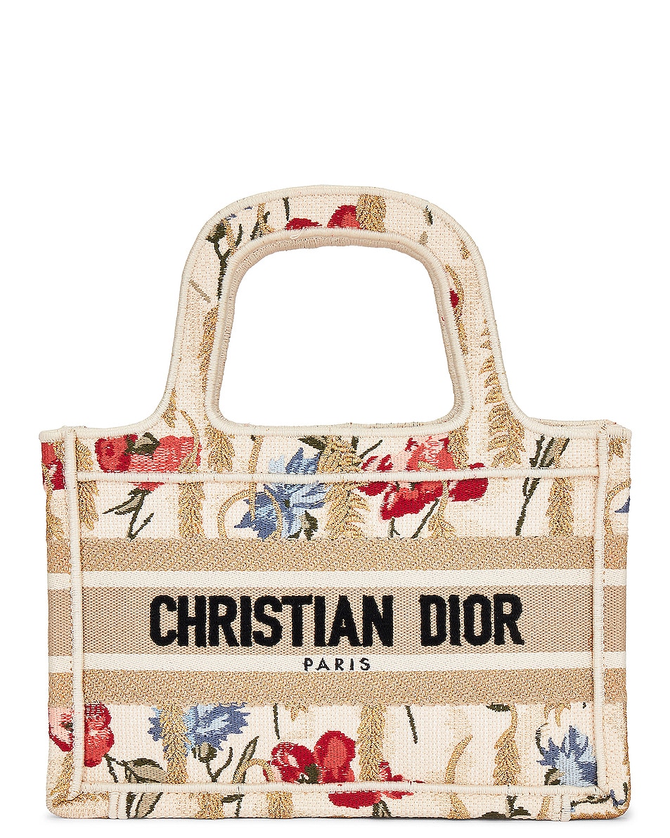 Image 1 of FWRD Renew Dior Book Tote Bag in Multi