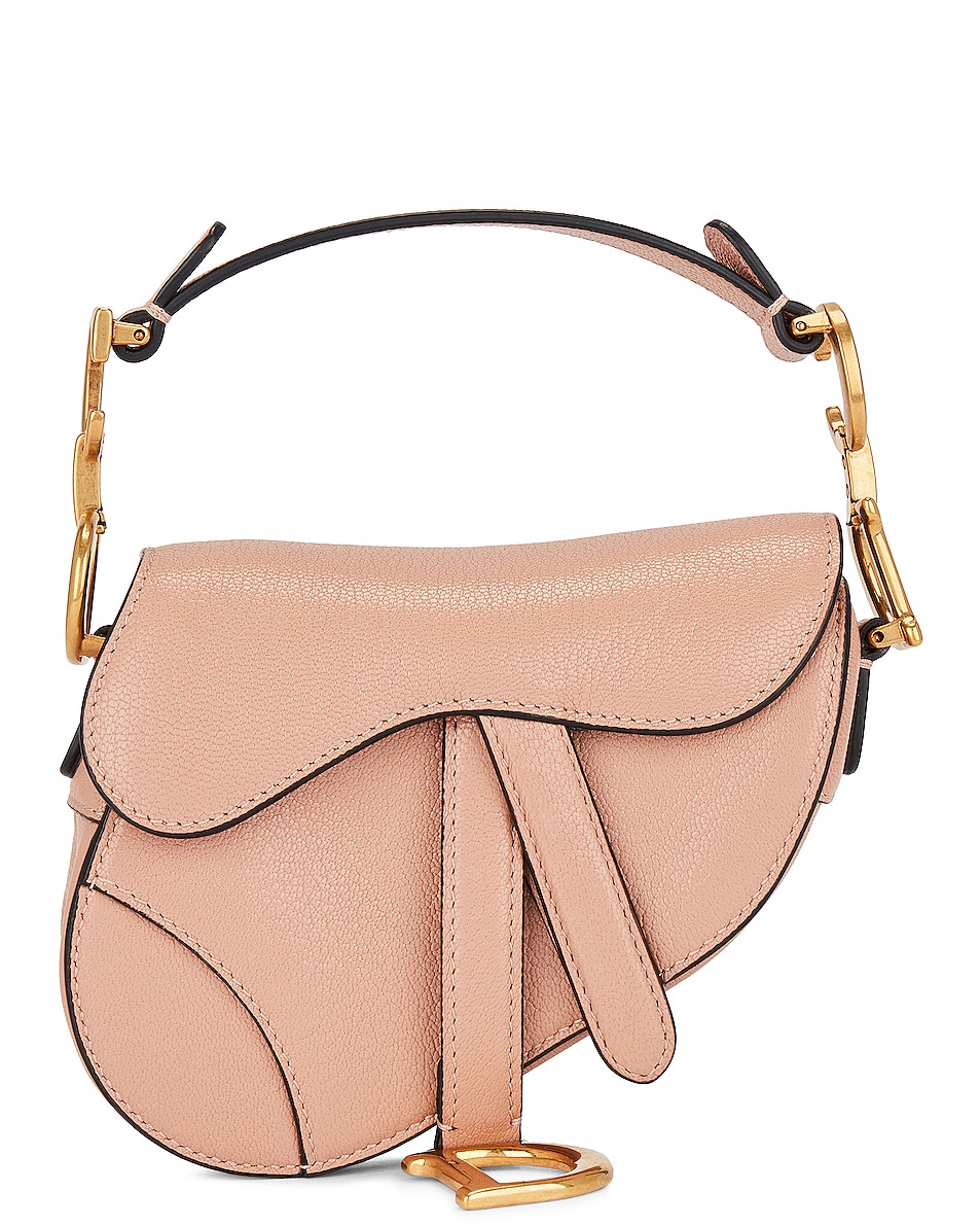 Fwrd Renew Dior Saddle Bag In Blush Fwrd 6310