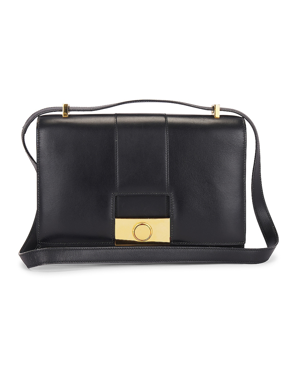 Image 1 of FWRD Renew Hermes 1972 Box Shoulder Bag in Black