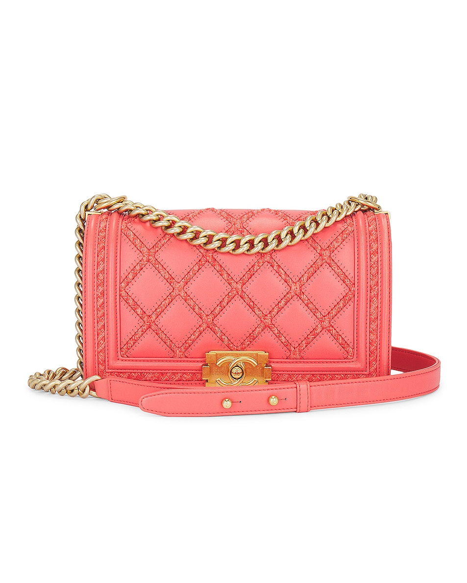 Image 1 of FWRD Renew Chanel Medium Boy Bag in Pink