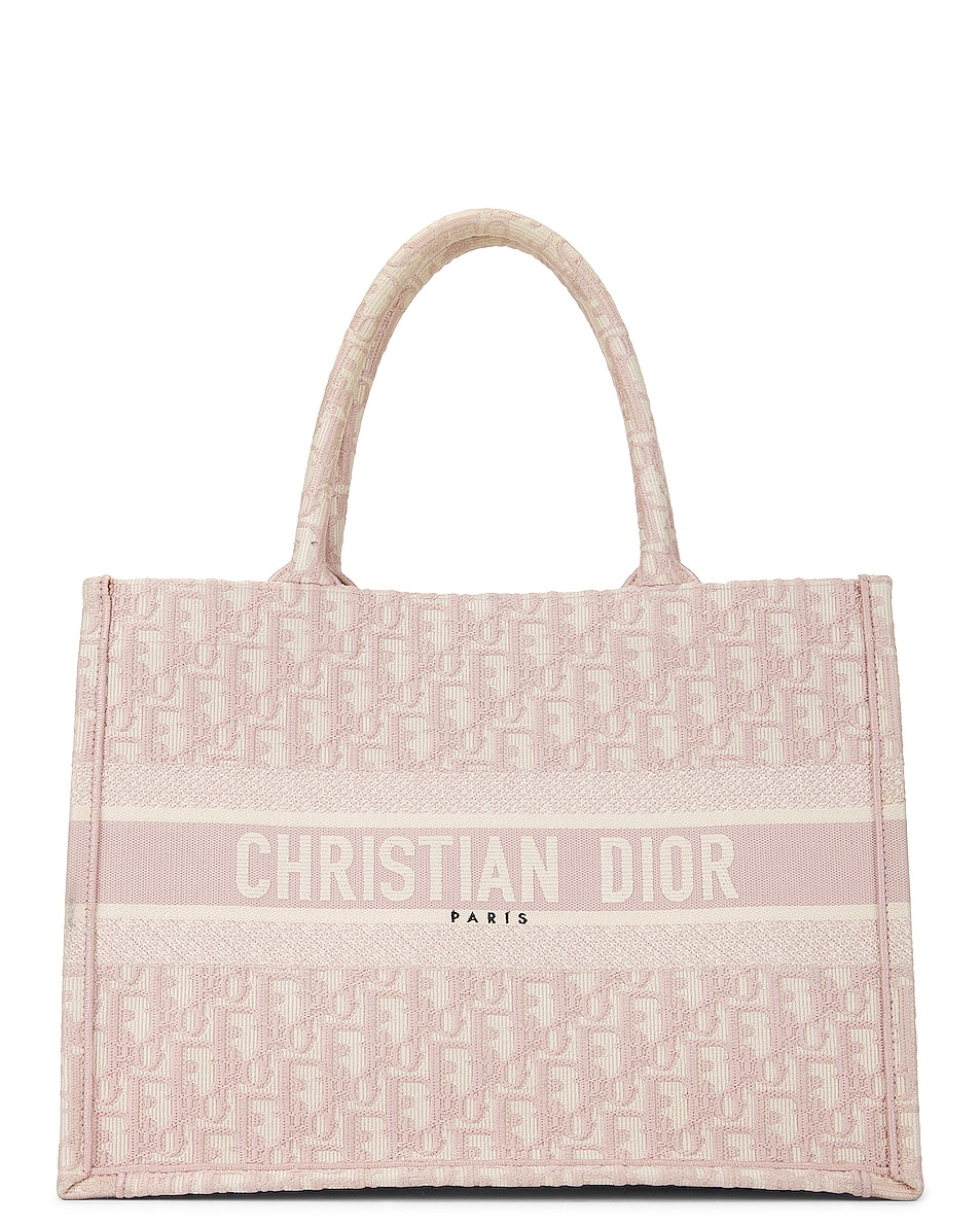 Fwrd Renew Dior Oblique Book Tote Bag In Beige Fwrd 3033