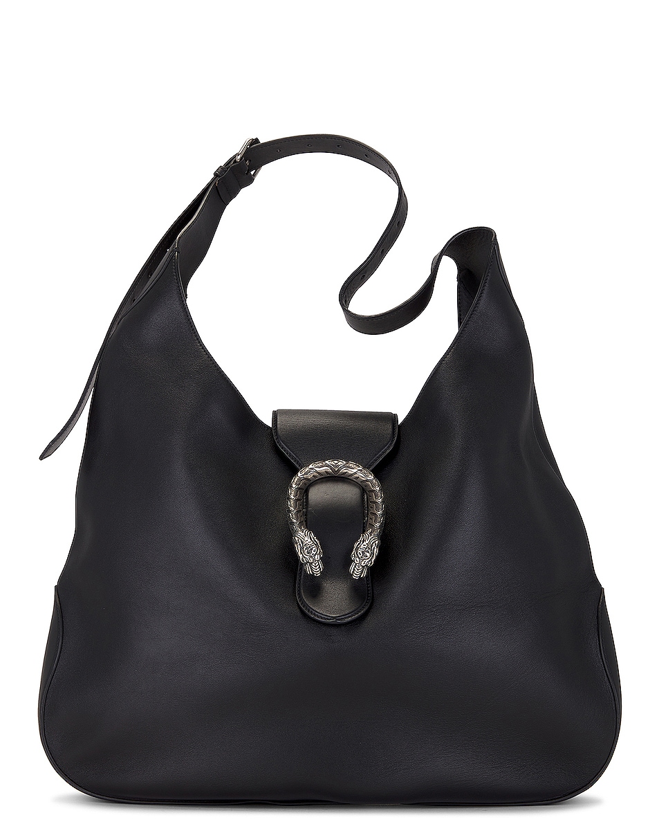 Image 1 of FWRD Renew Gucci Dionysus Hobo Shoulder Bag in Black