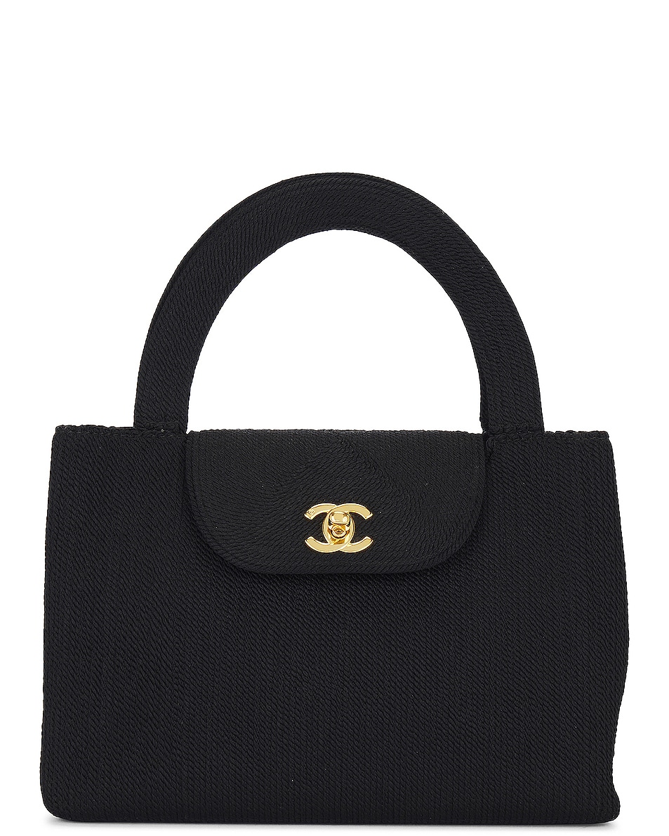 Image 1 of FWRD Renew Chanel Coco Turnlock Handbag in Black