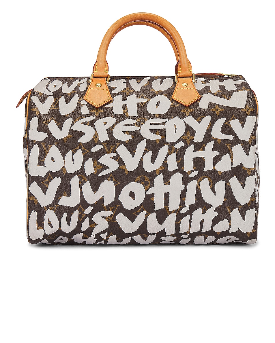 Image 1 of FWRD Renew Louis Vuitton Speedy Monogram Graphite 30 Handbag in Brown