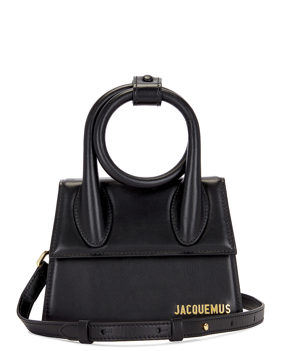 Image 1 of FWRD Renew JACQUEMUS Le Chiquito Noeud Bag in Black