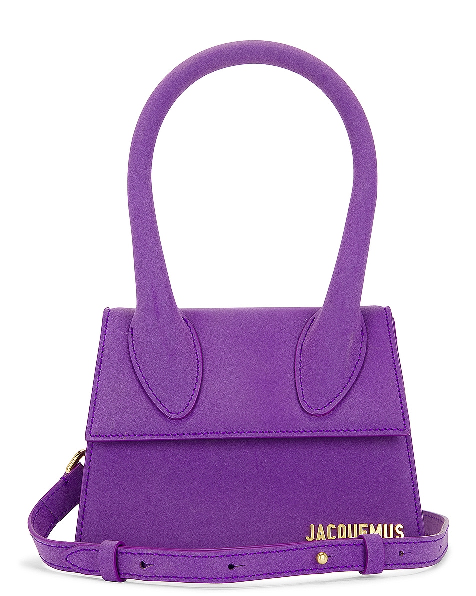 Image 1 of FWRD Renew JACQUEMUS Le Chiquito Moyen Bag in Purple