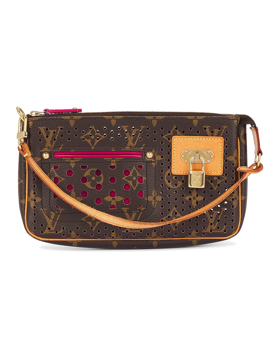 Image 1 of FWRD Renew Louis Vuitton Pouch Pochette Accessoires Shoulder Bag in Brown