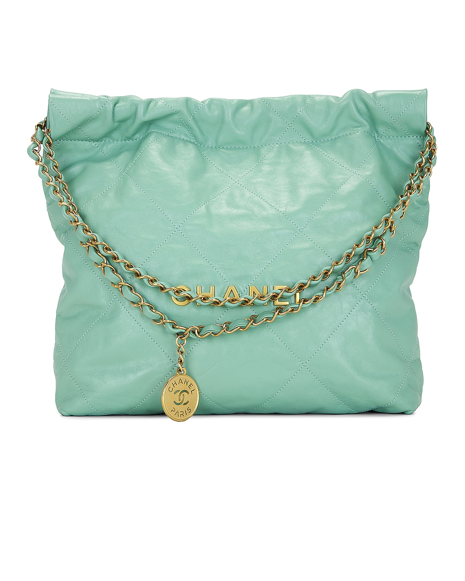 Image 1 of FWRD Renew Chanel Chain Buckle Bag in Mint